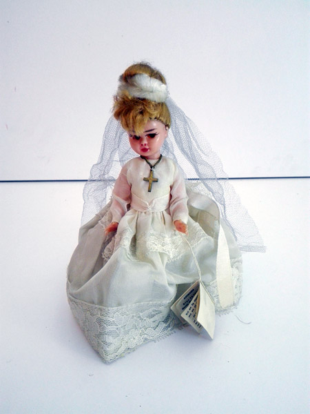 muñeca plastico tela primera comunion alt